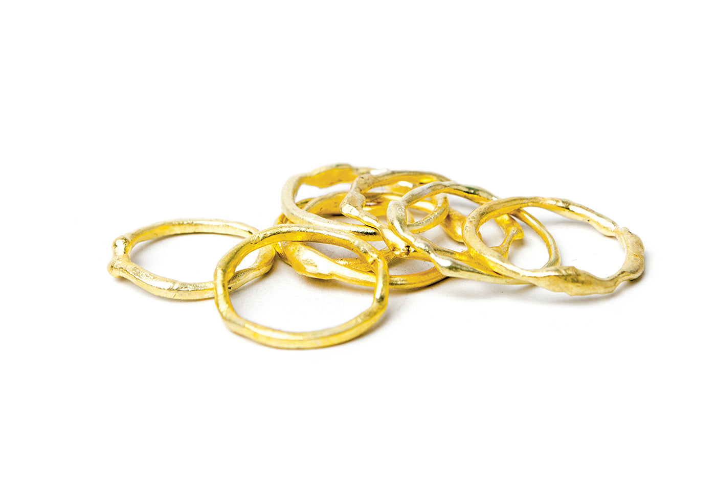 Ringe Feuer und Flamme in 750/- Gelbgold von Claudia Rinneberg