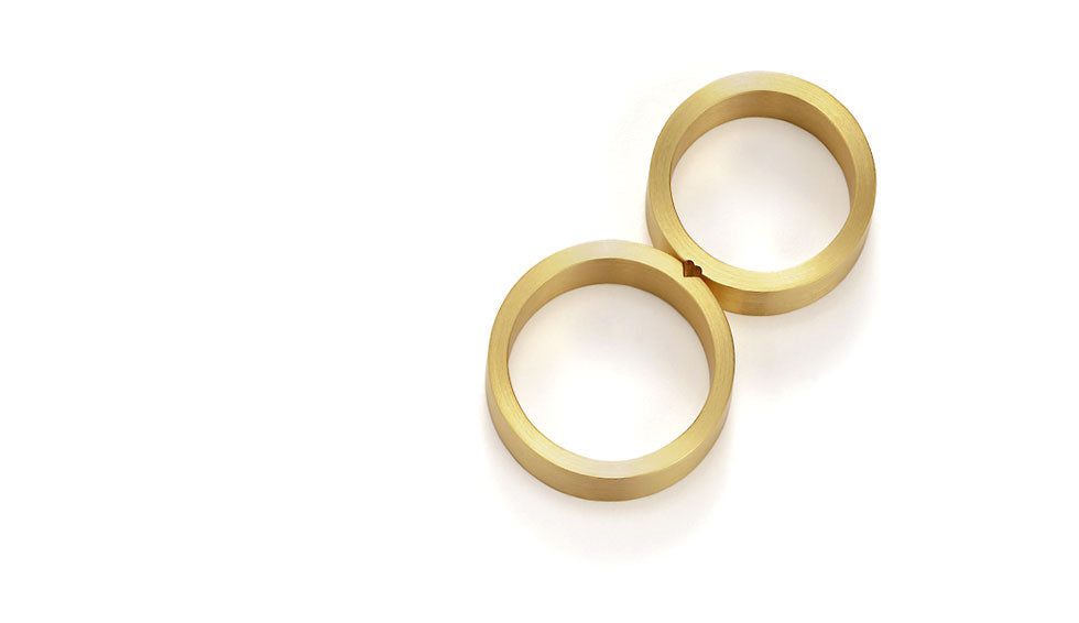 Trauringe HERZ von Patrick Malotki. Modelle in verschiedenen Legierungen erhältlich.